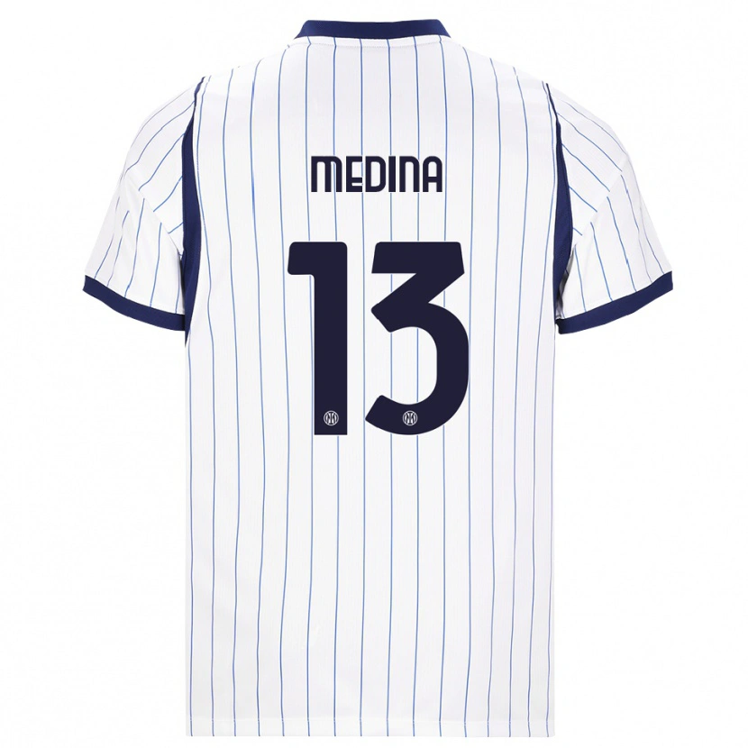 Danxen Damen Alessio Medina #13 Weiß Dunkelblau Auswärtstrikot Trikot 2026/27 T-Shirt Österreich