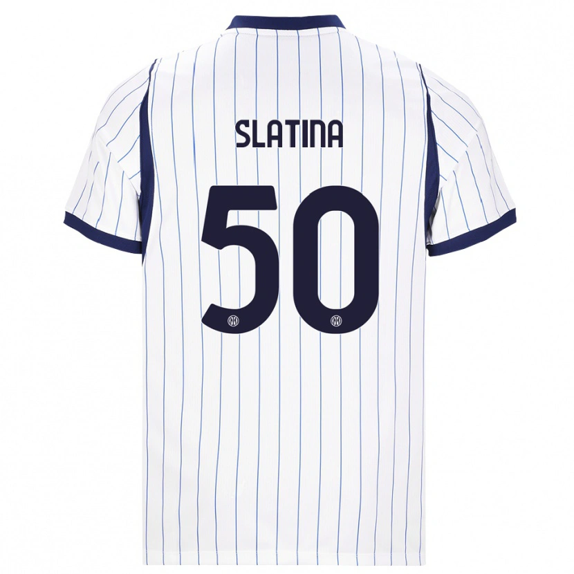 Danxen Damen Duje Slatina #50 Weiß Dunkelblau Auswärtstrikot Trikot 2026/27 T-Shirt Österreich