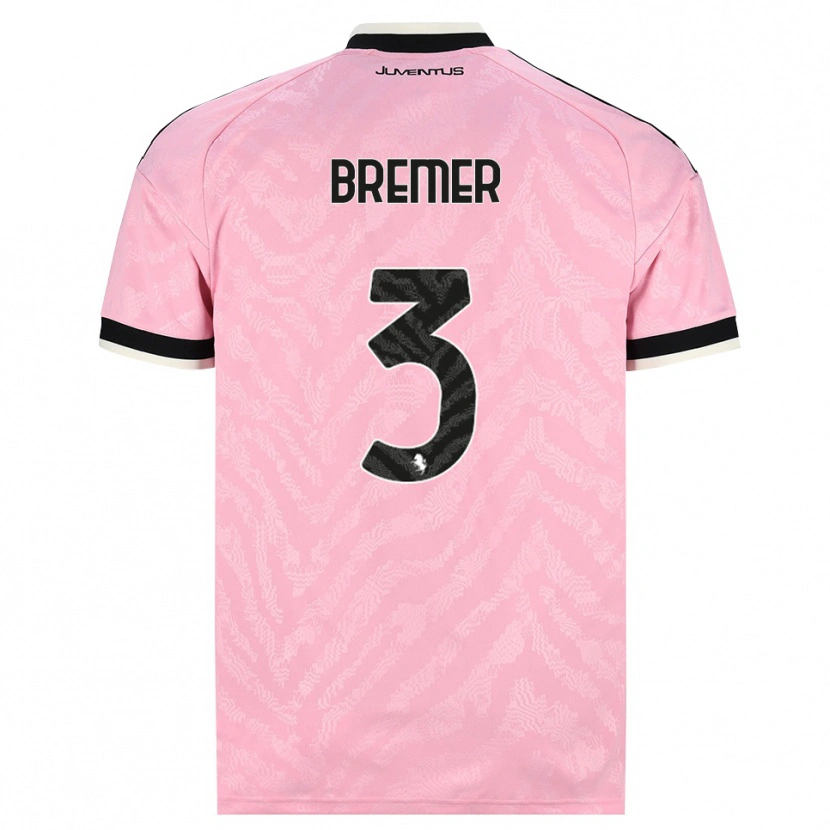 Danxen Damen Gleison Bremer Silva Nascimento #3 Pink Schwarz Auswärtstrikot Trikot 2026/27 T-Shirt Österreich