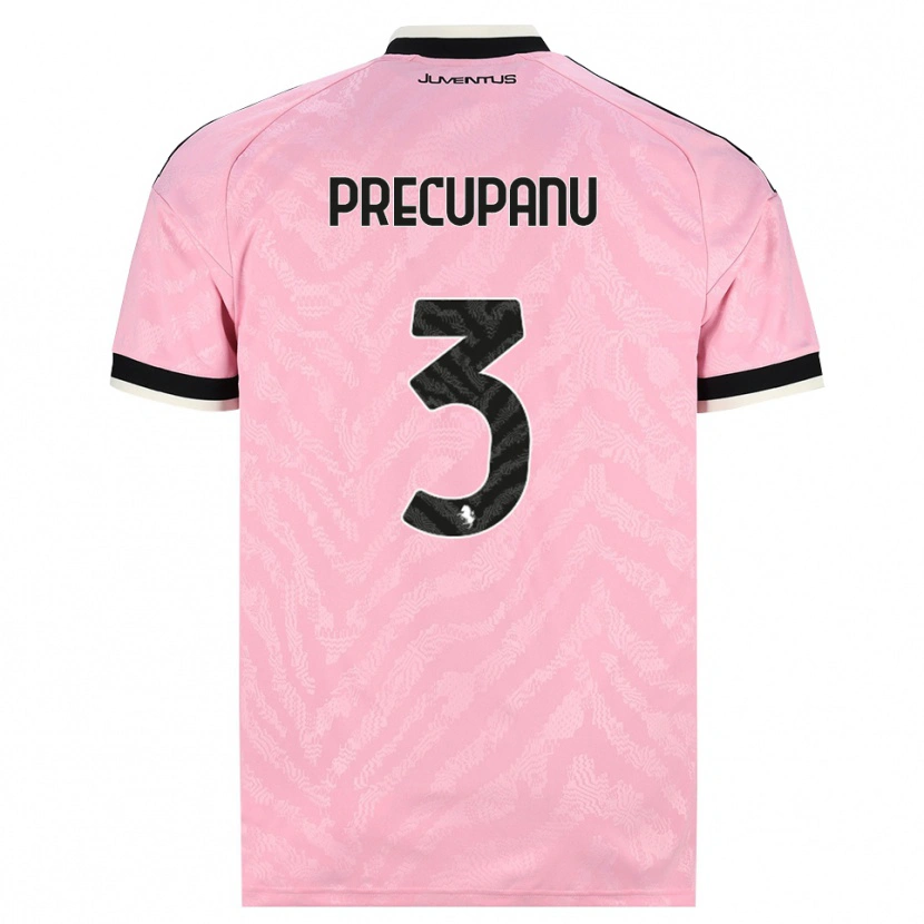 Danxen Damen Stefano Precupanu #3 Pink Schwarz Auswärtstrikot Trikot 2026/27 T-Shirt Österreich
