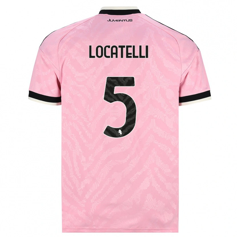 Danxen Damen Manuel Locatelli #5 Pink Schwarz Auswärtstrikot Trikot 2026/27 T-Shirt Österreich