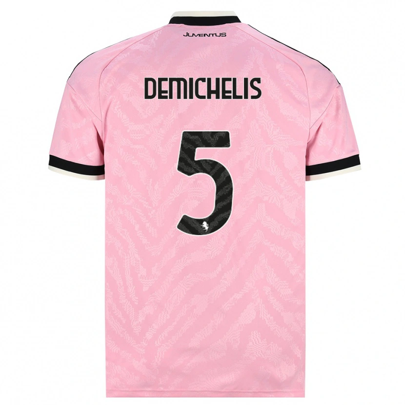 Danxen Damen Emanuele Demichelis #5 Pink Schwarz Auswärtstrikot Trikot 2026/27 T-Shirt Österreich