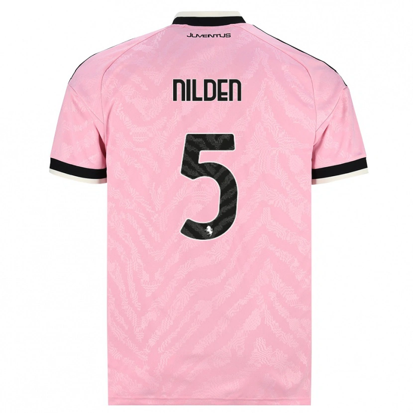 Danxen Damen Amanda Nilden #5 Pink Schwarz Auswärtstrikot Trikot 2026/27 T-Shirt Österreich