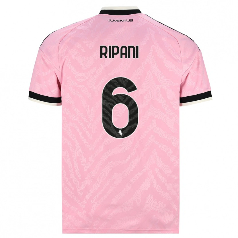 Danxen Damen Diego Ripani #6 Pink Schwarz Auswärtstrikot Trikot 2026/27 T-Shirt Österreich