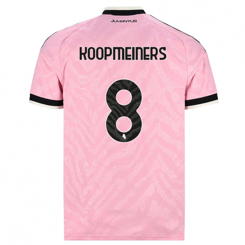 Danxen Damen Teun Koopmeiners #8 Pink Schwarz Auswärtstrikot Trikot 2026/27 T-Shirt Österreich