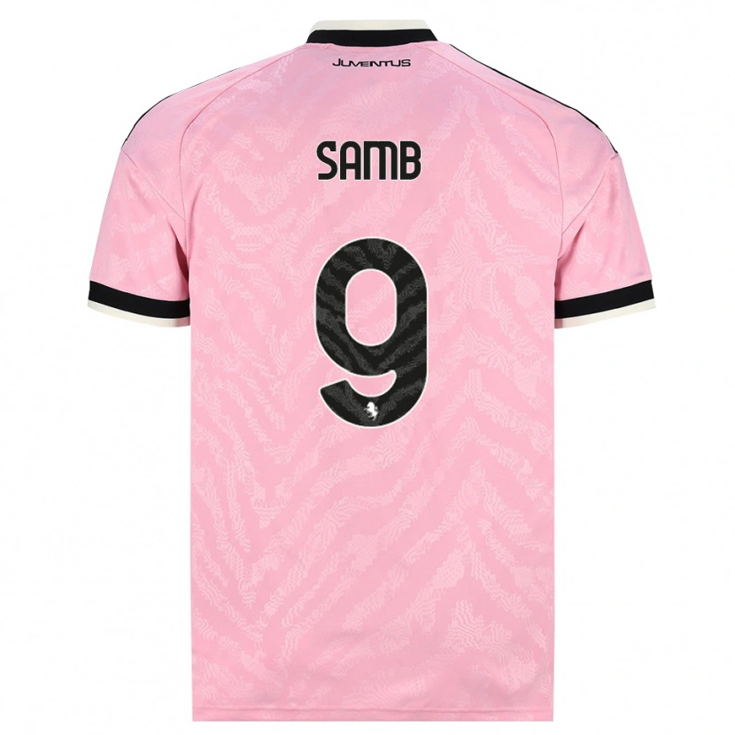 Danxen Damen Demba Samb #9 Pink Schwarz Auswärtstrikot Trikot 2026/27 T-Shirt Österreich