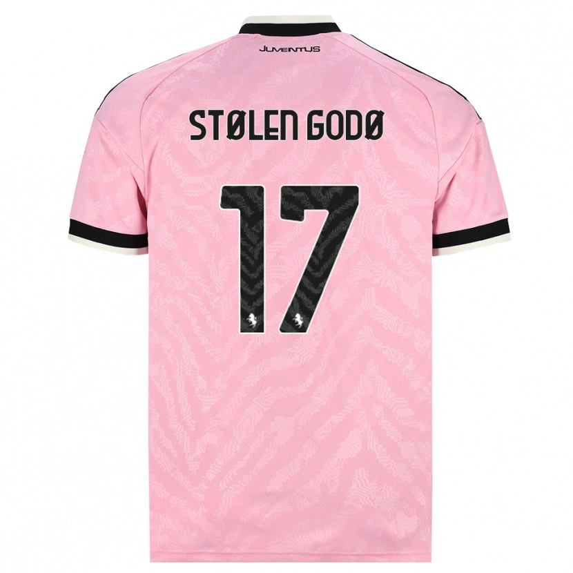 Danxen Damen Emma Stølen Godø #17 Pink Schwarz Auswärtstrikot Trikot 2026/27 T-Shirt Österreich