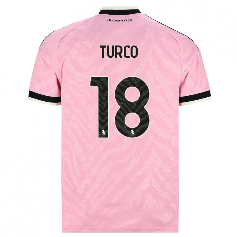 Danxen Damen Nicolo Turco #18 Pink Schwarz Auswärtstrikot Trikot 2026/27 T-Shirt Österreich