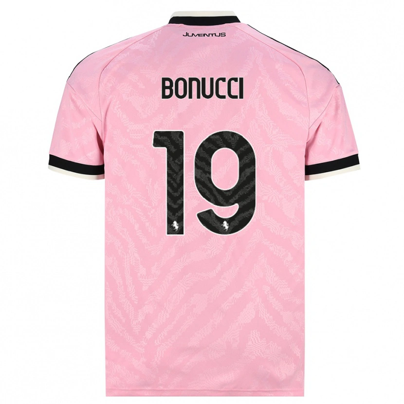 Danxen Damen Leonardo Bonucci #19 Pink Schwarz Auswärtstrikot Trikot 2026/27 T-Shirt Österreich