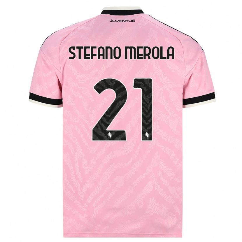 Danxen Damen Antonio Stefano Merola #21 Pink Schwarz Auswärtstrikot Trikot 2026/27 T-Shirt Österreich