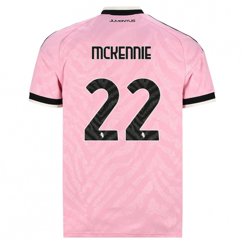 Danxen Damen Weston Mckennie #22 Pink Schwarz Auswärtstrikot Trikot 2026/27 T-Shirt Österreich