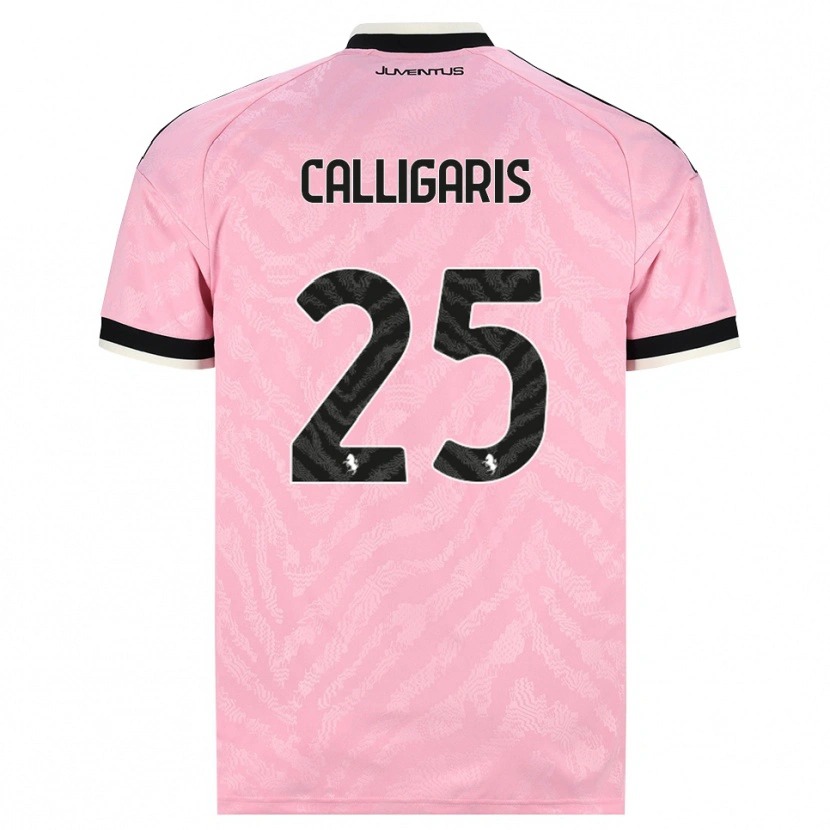 Danxen Damen Viola Calligaris #25 Pink Schwarz Auswärtstrikot Trikot 2026/27 T-Shirt Österreich