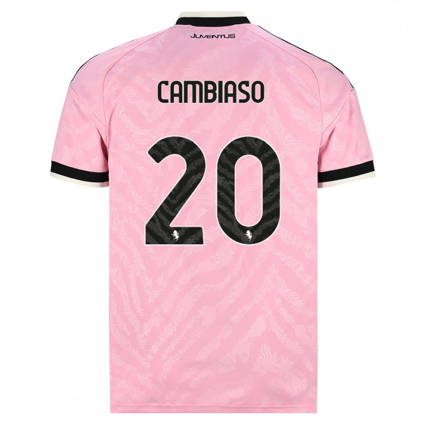 Danxen Damen Andrea Cambiaso #20 Pink Schwarz Auswärtstrikot Trikot 2026/27 T-Shirt Österreich
