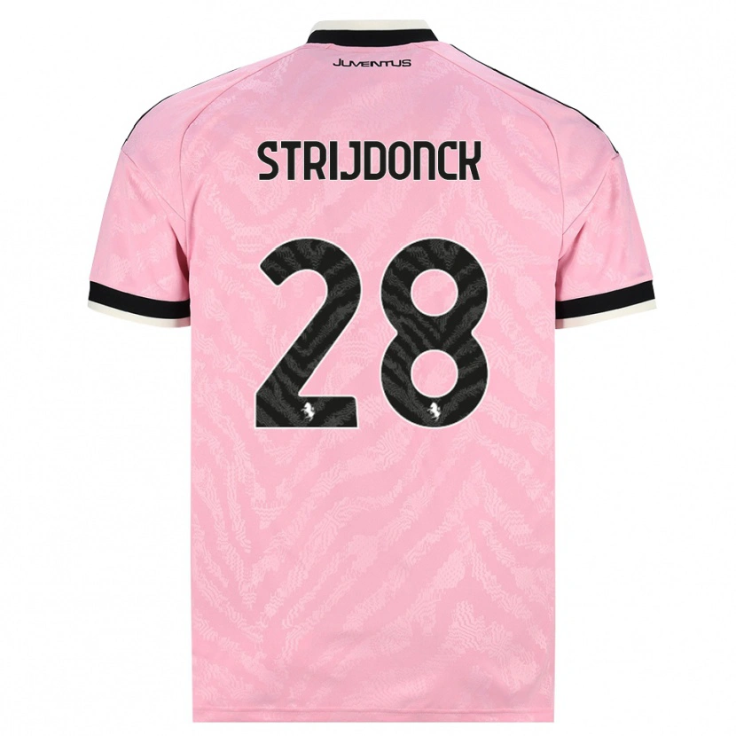 Danxen Damen Bayron Strijdonck #28 Pink Schwarz Auswärtstrikot Trikot 2026/27 T-Shirt Österreich