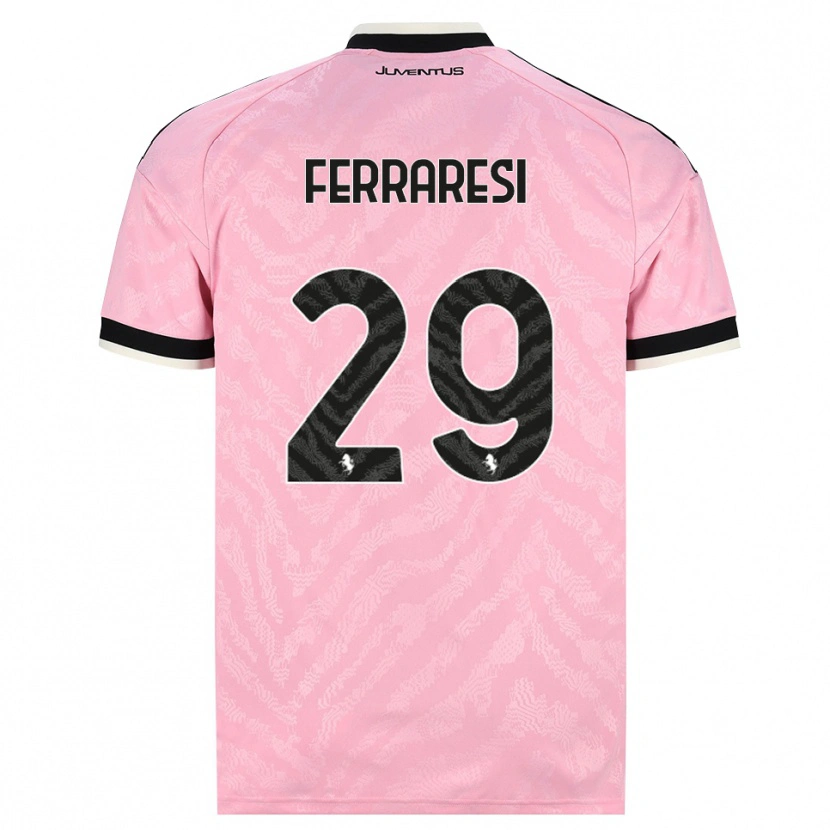 Danxen Damen Eleonora Ferraresi #29 Pink Schwarz Auswärtstrikot Trikot 2026/27 T-Shirt Österreich