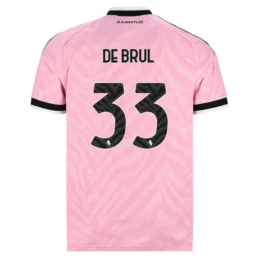 Danxen Damen Maxime De Brul #33 Pink Schwarz Auswärtstrikot Trikot 2026/27 T-Shirt Österreich