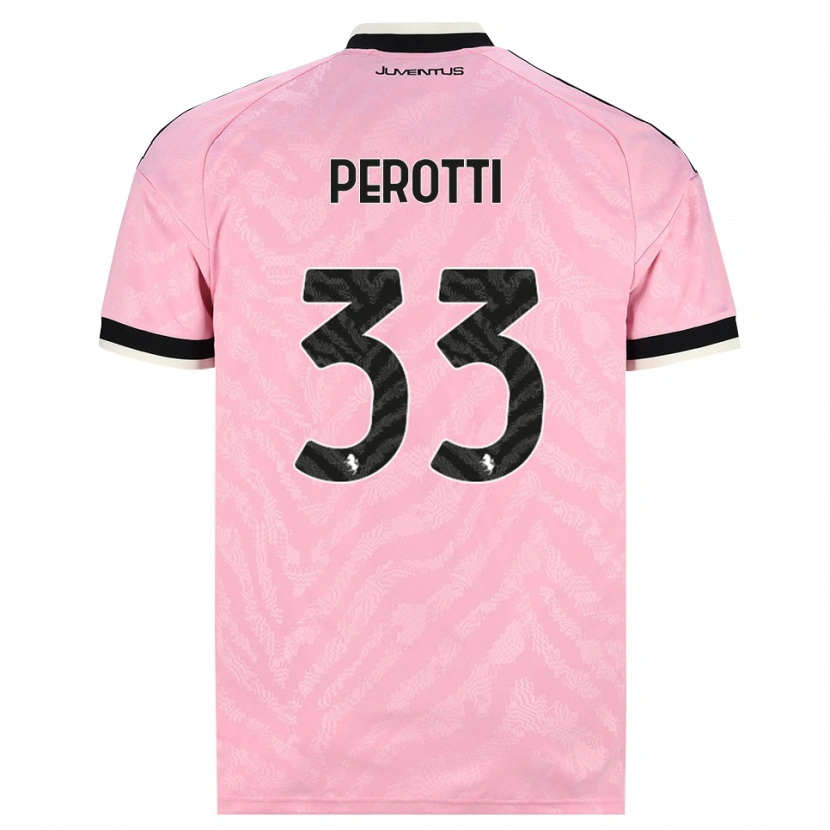 Danxen Damen Clemente Perotti #33 Pink Schwarz Auswärtstrikot Trikot 2026/27 T-Shirt Österreich