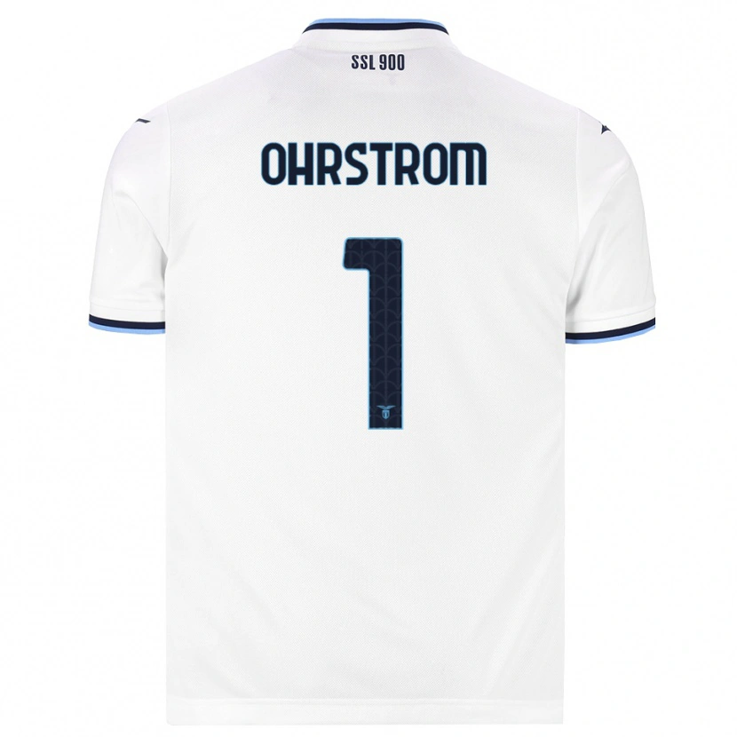 Danxen Damen Stephanie Ohrstrom #1 Weiß Dunkelblau Auswärtstrikot Trikot 2026/27 T-Shirt Österreich