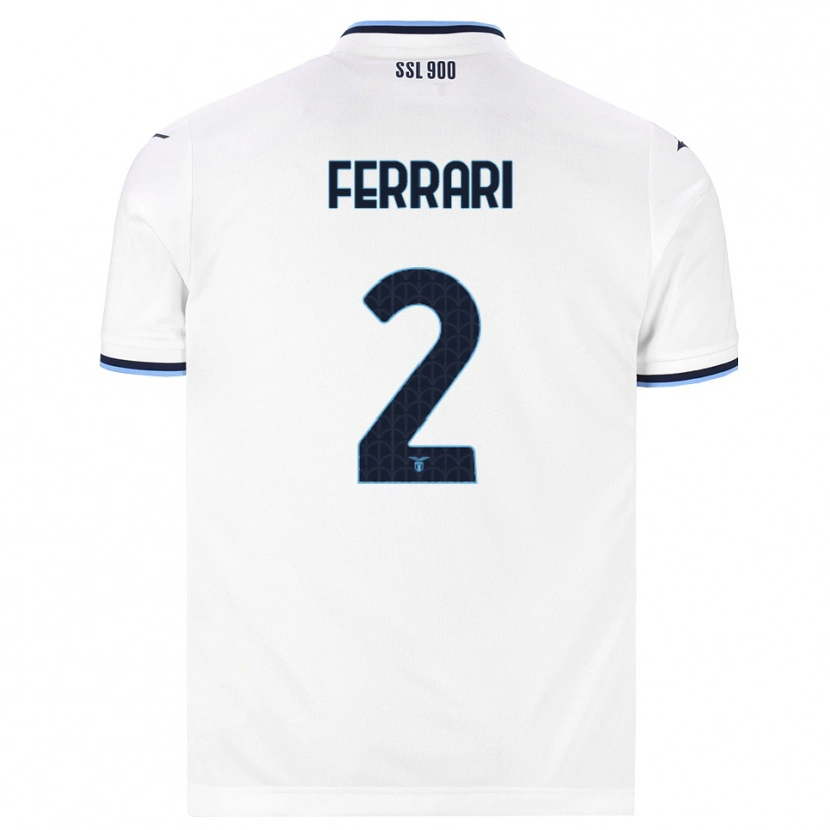 Danxen Damen Lorenzo Ferrari #2 Weiß Dunkelblau Auswärtstrikot Trikot 2026/27 T-Shirt Österreich