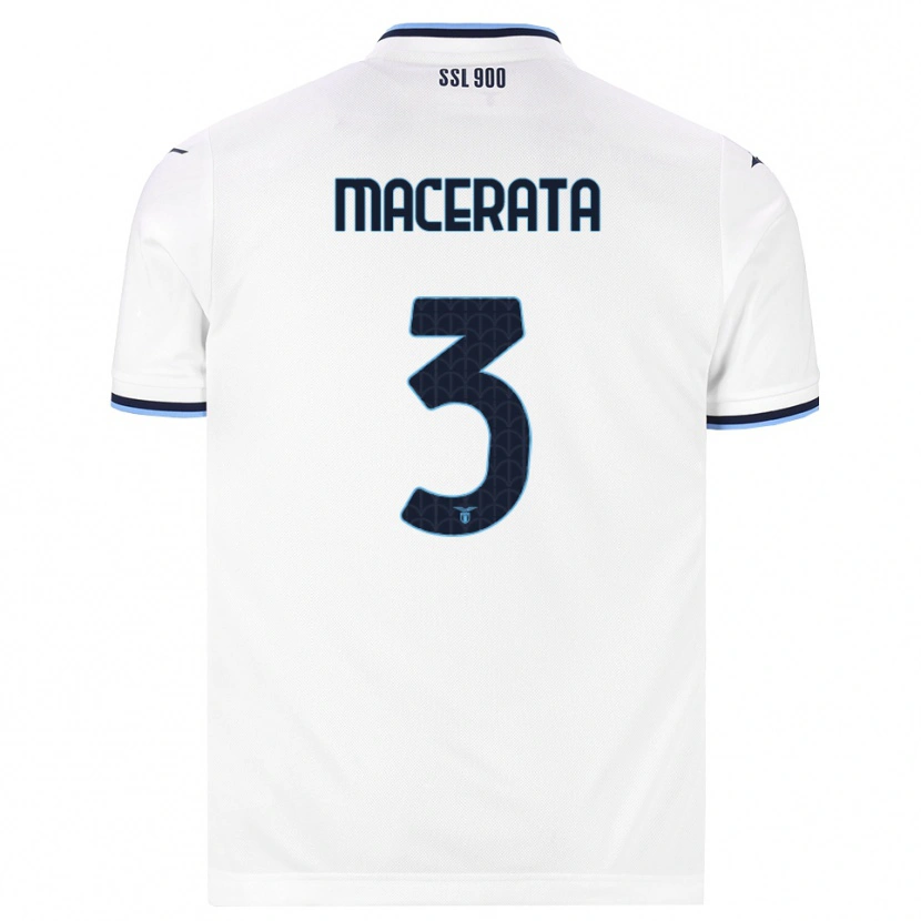 Danxen Damen Francesco Macerata #3 Weiß Dunkelblau Auswärtstrikot Trikot 2026/27 T-Shirt Österreich