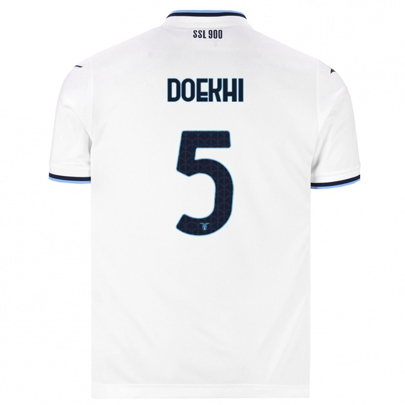 Danxen Damen Danilho Doekhi #5 Weiß Dunkelblau Auswärtstrikot Trikot 2026/27 T-Shirt Österreich