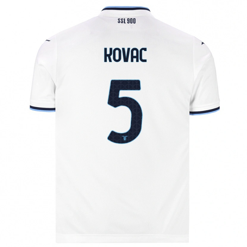 Danxen Damen Blaz Kovac #5 Weiß Dunkelblau Auswärtstrikot Trikot 2026/27 T-Shirt Österreich