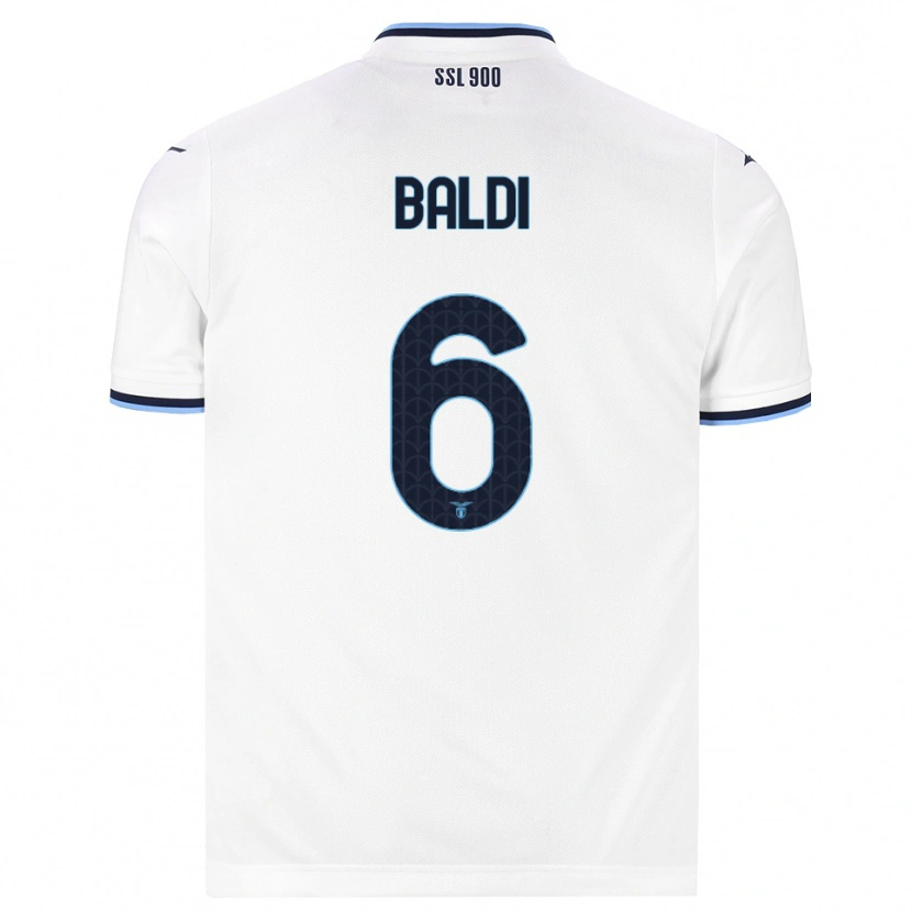Danxen Damen Mattia Santagostino Baldi #6 Weiß Dunkelblau Auswärtstrikot Trikot 2026/27 T-Shirt Österreich