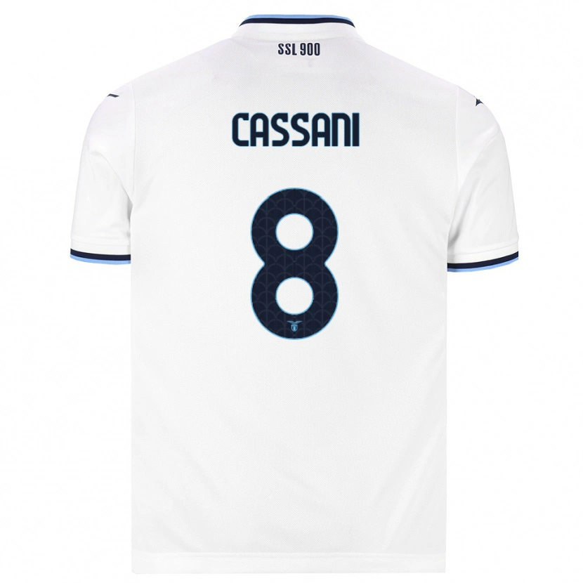 Danxen Damen Matteo Cassani #8 Weiß Dunkelblau Auswärtstrikot Trikot 2026/27 T-Shirt Österreich
