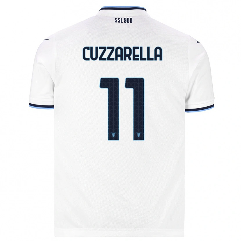 Danxen Damen Cristian Cuzzarella #11 Weiß Dunkelblau Auswärtstrikot Trikot 2026/27 T-Shirt Österreich
