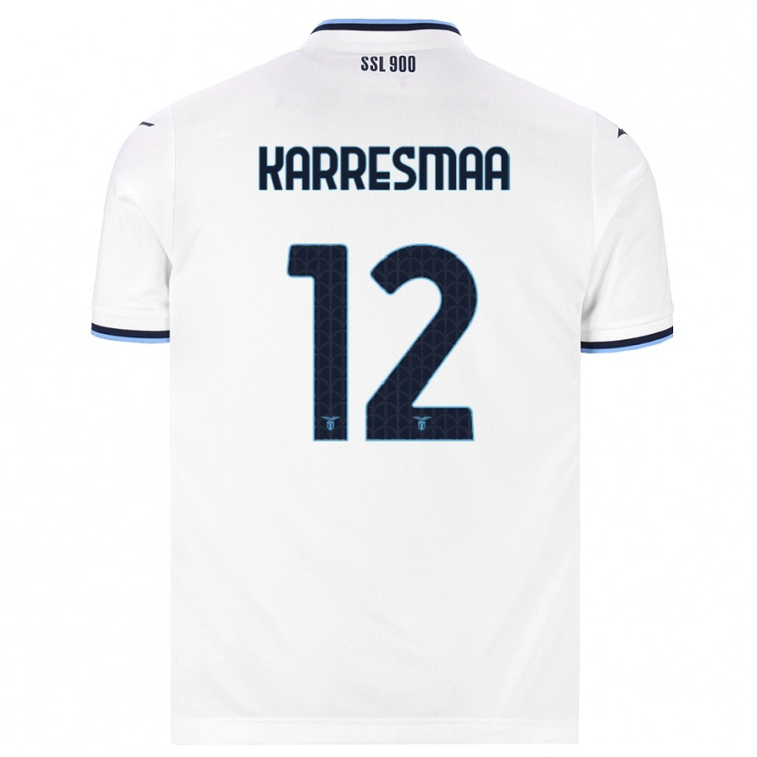 Danxen Damen Kerttu Karresmaa #12 Weiß Dunkelblau Auswärtstrikot Trikot 2026/27 T-Shirt Österreich