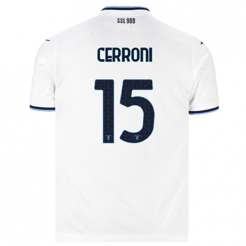 Danxen Damen Leonardo Cerroni #15 Weiß Dunkelblau Auswärtstrikot Trikot 2026/27 T-Shirt Österreich