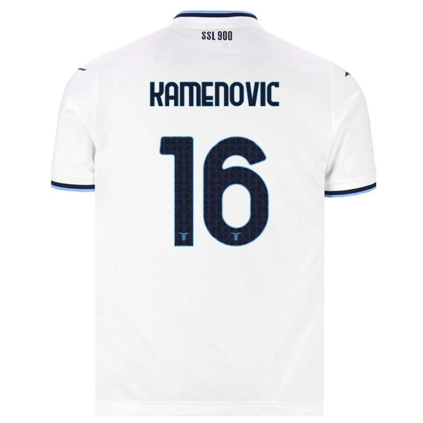 Danxen Damen Dimitrije Kamenovic #16 Weiß Dunkelblau Auswärtstrikot Trikot 2026/27 T-Shirt Österreich
