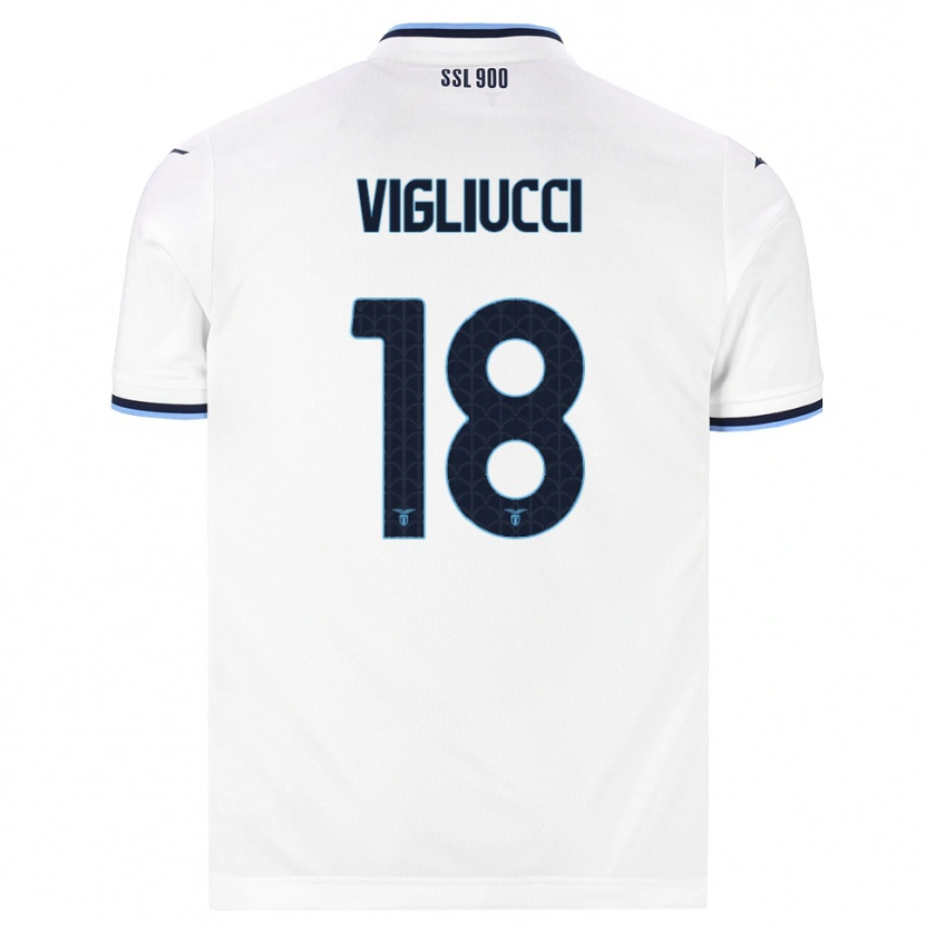 Danxen Damen Chiara Vigliucci #18 Weiß Dunkelblau Auswärtstrikot Trikot 2026/27 T-Shirt Österreich