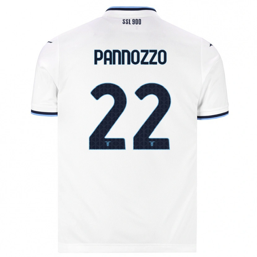 Danxen Damen Nicolò Pannozzo #22 Weiß Dunkelblau Auswärtstrikot Trikot 2026/27 T-Shirt Österreich