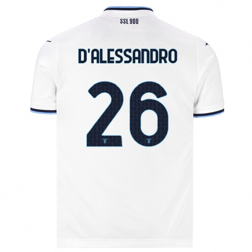 Danxen Damen Mattya D'alessandro #26 Weiß Dunkelblau Auswärtstrikot Trikot 2026/27 T-Shirt Österreich