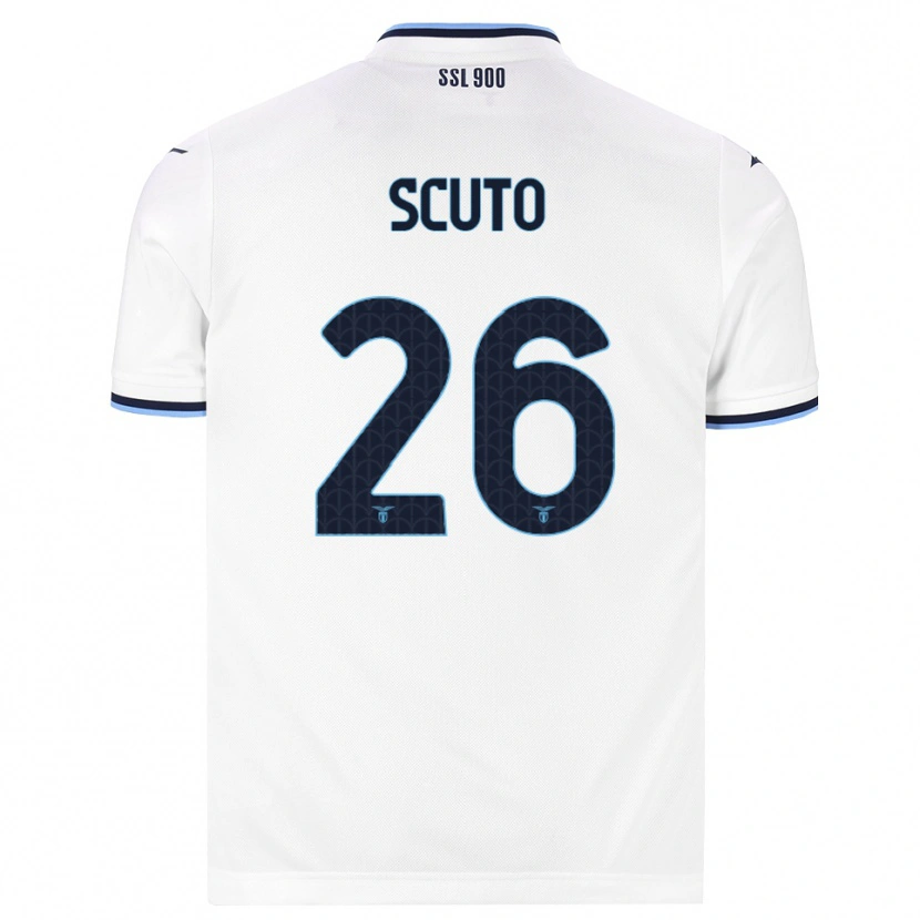 Danxen Damen Leonardo Scuto #26 Weiß Dunkelblau Auswärtstrikot Trikot 2026/27 T-Shirt Österreich