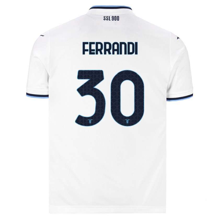 Danxen Damen Giulia Ferrandi #30 Weiß Dunkelblau Auswärtstrikot Trikot 2026/27 T-Shirt Österreich