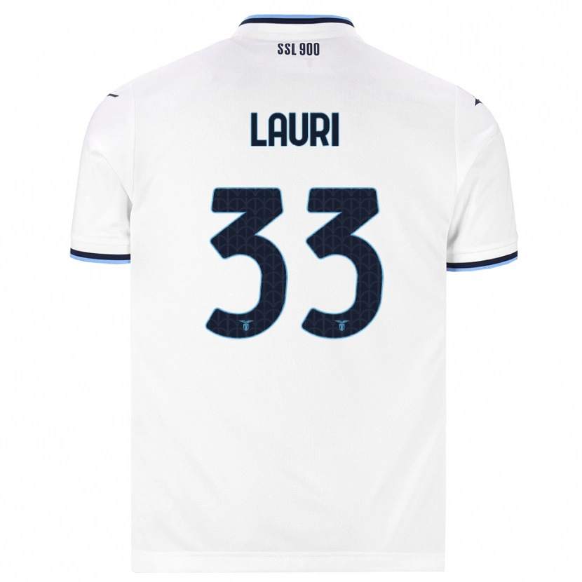 Danxen Damen Giacomo Lauri #33 Weiß Dunkelblau Auswärtstrikot Trikot 2026/27 T-Shirt Österreich
