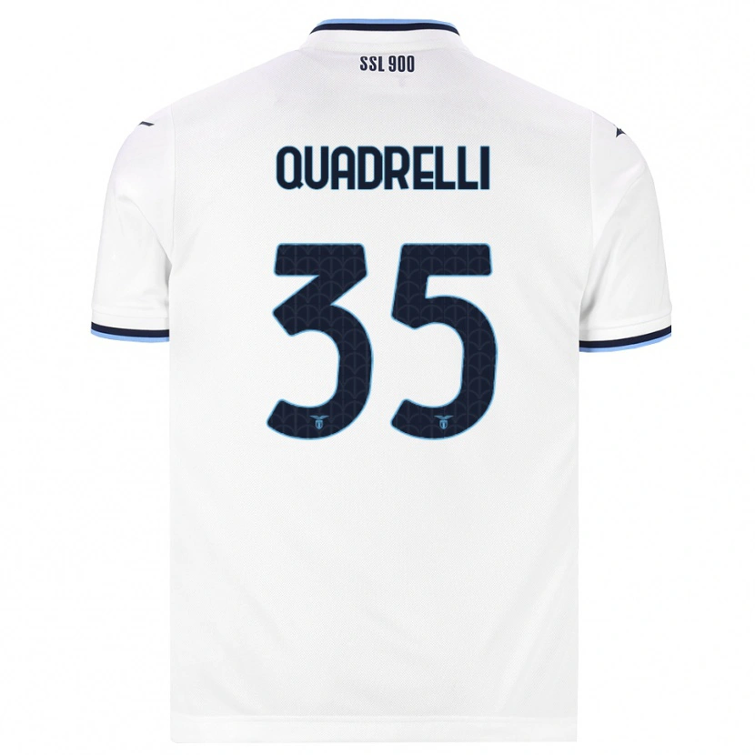 Danxen Damen Leonardo Quadrelli #35 Weiß Dunkelblau Auswärtstrikot Trikot 2026/27 T-Shirt Österreich