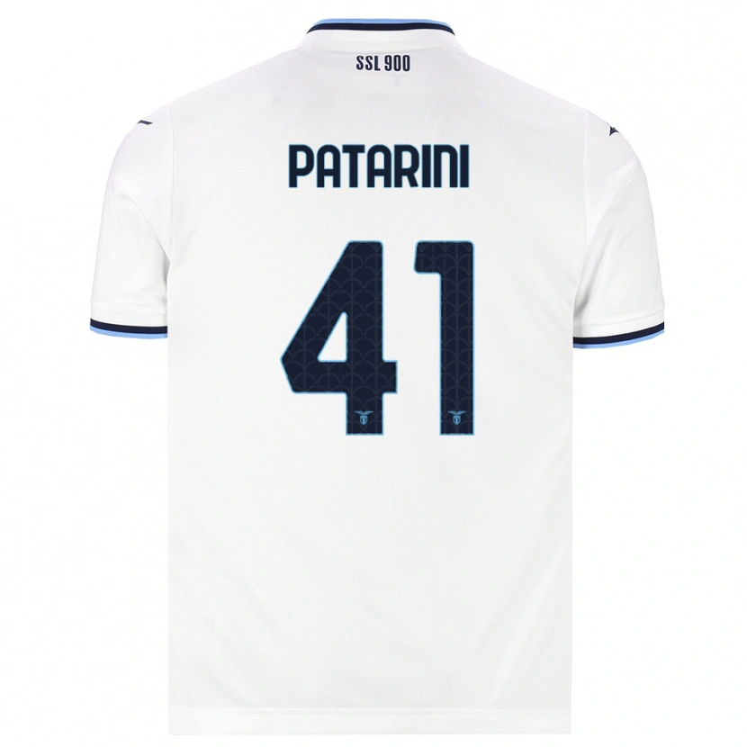 Danxen Damen Riccardo Patarini #41 Weiß Dunkelblau Auswärtstrikot Trikot 2026/27 T-Shirt Österreich
