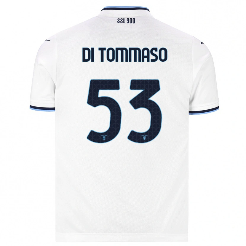 Danxen Damen Leonardo Di Tommaso #53 Weiß Dunkelblau Auswärtstrikot Trikot 2026/27 T-Shirt Österreich