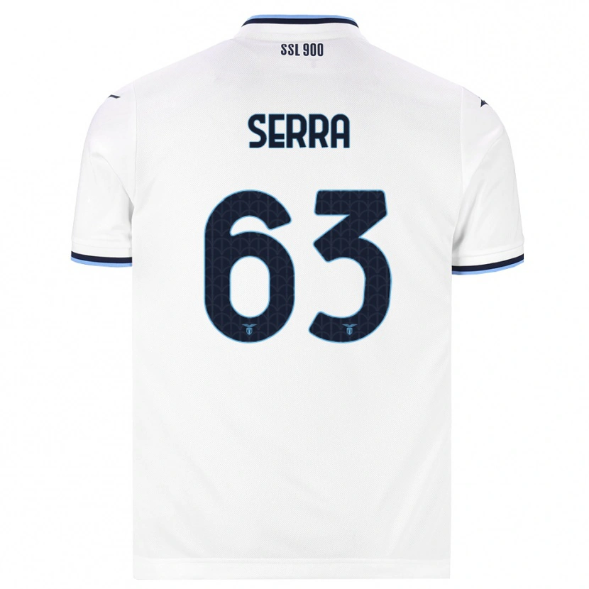 Danxen Damen Federico Serra #63 Weiß Dunkelblau Auswärtstrikot Trikot 2026/27 T-Shirt Österreich