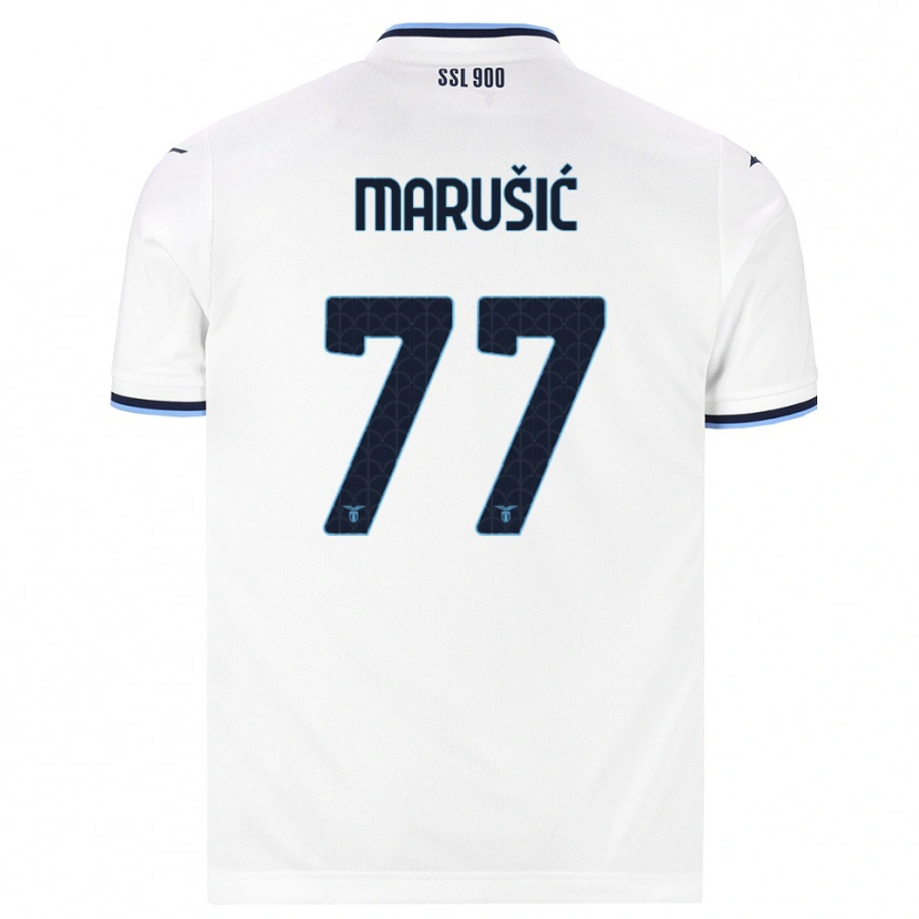Danxen Damen Adam Marusic #77 Weiß Dunkelblau Auswärtstrikot Trikot 2026/27 T-Shirt Österreich