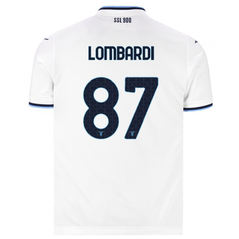 Danxen Damen Cristiano Lombardi #87 Weiß Dunkelblau Auswärtstrikot Trikot 2026/27 T-Shirt Österreich
