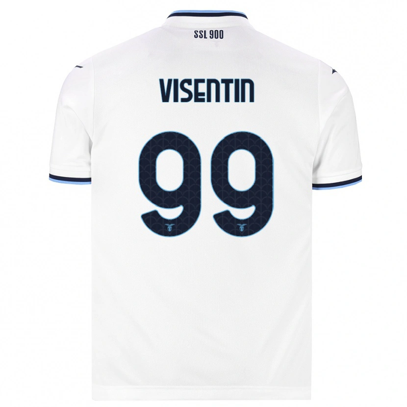 Danxen Damen Noemi Visentin #99 Weiß Dunkelblau Auswärtstrikot Trikot 2026/27 T-Shirt Österreich
