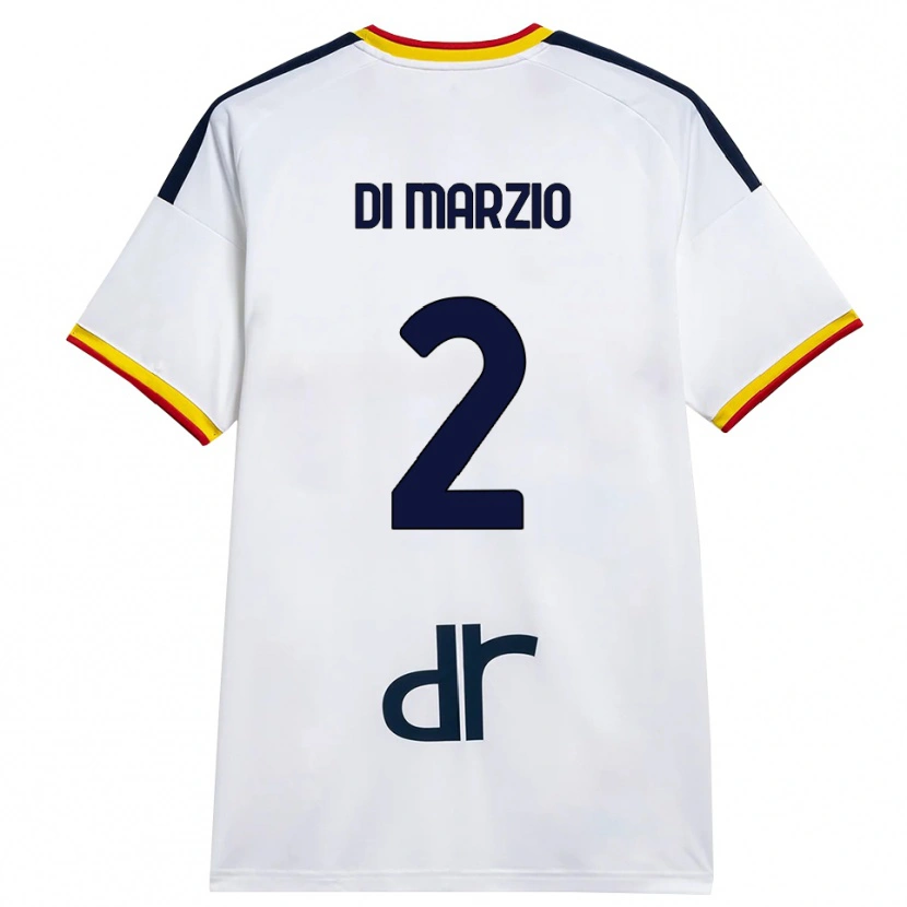 Danxen Damen Flavio Di Marzio #2 Weiß Gelb Rot Auswärtstrikot Trikot 2026/27 T-Shirt Österreich