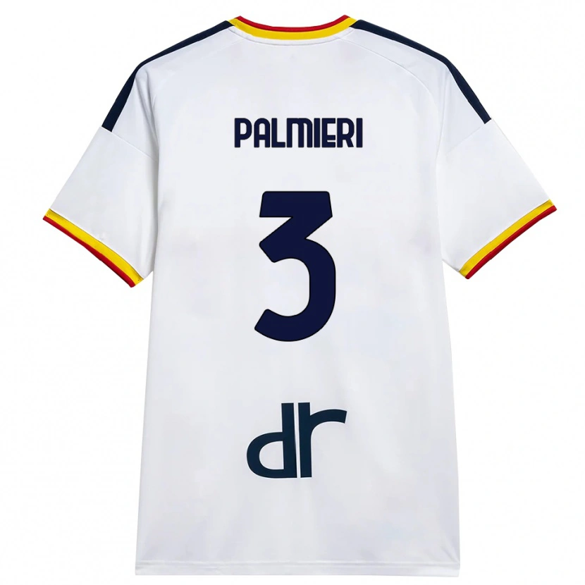 Danxen Damen Andrea Palmieri #3 Weiß Gelb Rot Auswärtstrikot Trikot 2026/27 T-Shirt Österreich