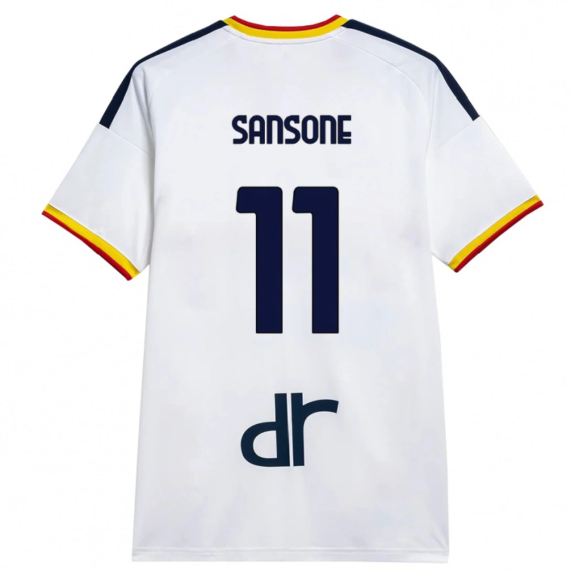Danxen Damen Nicola Sansone #11 Weiß Gelb Rot Auswärtstrikot Trikot 2026/27 T-Shirt Österreich