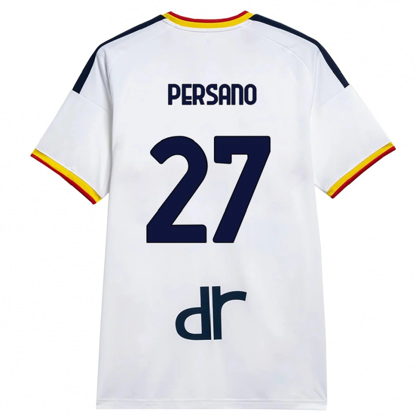 Danxen Damen Emanuele Persano #27 Weiß Gelb Rot Auswärtstrikot Trikot 2026/27 T-Shirt Österreich
