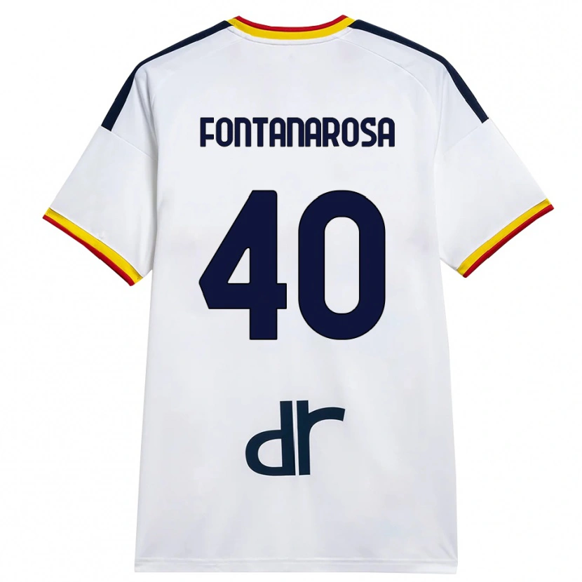 Danxen Damen Andrea Fontanarosa #40 Weiß Gelb Rot Auswärtstrikot Trikot 2026/27 T-Shirt Österreich